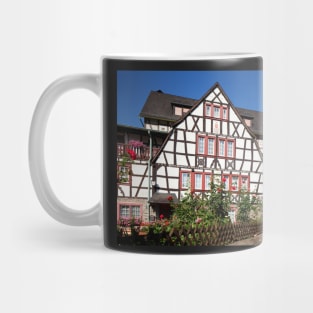 Old town, half-timbered house, Bacharach, Middle Rhine, Rhine, house, houses Mug